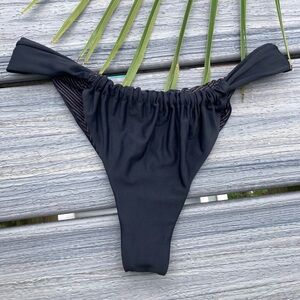 ACACIA - Black Levi Cheeky Bikini Bottoms in Ash - S